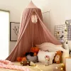 sets Hanging Kids Baby Bedding Dome Bed Curtain Baby Canopy Mosquito Net Bedcover Curtain for Baby Kids Reading Playing Home Decor