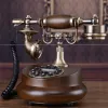 Accessories Antique Corded Telephone Resin Fixed Digital Retro Phone Button Dial Vintage Decorative Telephones Landline for Home Office