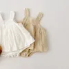 One-pièces d'été bébé garçons filles bodys de bébé bébé fille enfants enfants rose bodys bébé fille vêtements d'été vêtements