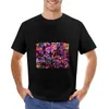 Polos masculinos Neon NYC Graffiti Art-Shirt Customs Design Suas próprias camisetas lisadas camisetas