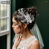 CLIPS DE CABELO HNCCX SHINY SHINY Hairpin Bridal Fashion Head Decoration liga de dama de honra folhas de mulher