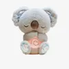 Bambole peluche che respirano koala baby che rilassano sleep sleep sleep e giocattolo musicale con suono leggero neonato sensoriale comodo Giftsl2404