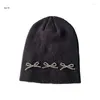 Boinas x7ya chapéu de malha feminino feminino streetwear Hip Hop Skullies Bonnet Hats