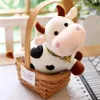 Pouilles en peluche dessin animé vache mignonne en peluche jouet animal doux bétail