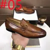 63 Style Sladers Männer Leder Patchwork geprägte Lederschuhe mit Hufeisenschnalle Dekoration Business Designer Kleid Schuhe Modmen Eins Schuhe Einzelschuhe