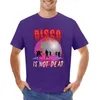 Disco Polos da uomo non è morto !!!T-shirt Tops-blanks Tops per un ragazzo abbigliamento vintage magliette da uomo grafico