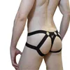 Briefs slipje Slimme Menmode sexy mannen bondage ondergoed jockstrap mesh g string elasty holle lingerie string t-back penis zakje onderbroek y240425