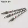 Bits 6Pcs/Box Set Cone Diamond Nail Drill Bit For Cuticle Clean Burr Drills Accessories Remove Edges Of Nails Dead Skin Calluses Tool