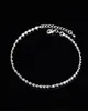 Fashion Ed Weave Chain for Women Anklet 925 Sterling Silver Anklets Bracelet for Women Foot Jewelry anklet on Foot 2105071714432