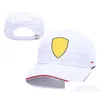 Abbigliamento motociclistico 2023 F1 F1 Cap da baseball da maschile Baseb