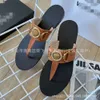 slide miui chenel sandals chlooe Hot selling hardware buckle clip foot slippers fashionable beach flip flops anti slip