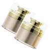 Garrafas de armazenamento 2 PCs Vacuum Cream Jar Pump Bomba Bombe