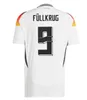 24 25ドイツサッカージャージ2024 2025 Hummels Kroos Gnabry Werner Draxler Reus Muller Gotze Men and Kids Kit Fansバージョンサッカーシャツユニフォーム