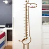 Wall Stickers Cartoon Measure For Kids Rooms Giraffe Monkey Height Chart Ruler Decals Nursery Home Decor Art