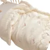 set pura coperta di cotone mussola da letto per bambini da letto orso ricamo appena nato ragazzo coppa la trapunta per bambini sul passeggino da letto