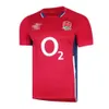 Jogging 22-23 Engeland World Cup 150th Anniversary Edition Olive Jersey korte mouw rugby met korte mouwen