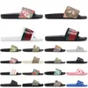 Homens mulheres sandálias de designer slides top luxurys slide de borracha sliipper brocado floral italy marca flip flop listrado praia sandles sapatos de borracha plana loafers