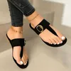 Pantofole Flip da donna Flip clip Sandali piatti Summer T Leta Beach Ladies Shoes Fashion Female Putta calzature in pelle PU