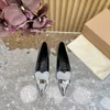 Casual skor ökade interna kvinnor pumpar pekade tå strass äkta läder slip-on sexig chaussure femme