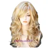 Genuine hair wigs online store Wig Light Gold Spot Dyed Linen Yellow Long Hair Carnival