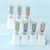 Bits Large Round Top with Diamond Nail Drill Bit Carbide Tungsten Barrel Cutter Left Right Hand Two Way Grinding Remover for Nail Gel