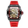 2024 ONOLA Men's Fashion Sports Watch Mechanical Watch mécanique avec sangle en silicone