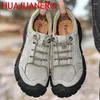 Casual Shoes Arrival Men Hiking Breathable Rubber Male Boots Outdoor Non-Slip Walking For Man Comfy Lace-Up