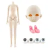 BJD Doll Body 21 Составной белый мышечный мышц 60-сантиметровый кукл DIY DIY DIY DOLL 23,5-дюймовый сферический суставный кукл+без макияжа+2 пары глаз+1 пара обуви