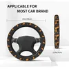 Steering Wheel Covers German Shepherd 38cm Anti-slip For Animal Dog Lover Protective Cover Car-styling