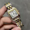 Designer Womenwatch Lady Watches Quartz Fashion Relojes Classic Panthere Watches 316 en acier inoxydable Wristwatch Brand de luxe Diamond Watch de haute qualité Sapphire