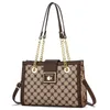 Factory por atacado Bolsa de ombro feminino elegante de grande capacidade Moda Bolsa Bolsa de fita de fita de arco doce Minoria de letra pop minoritária 6280#