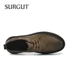 Surgut oryginalne skórzane mężczyźni buty autobusinesy mieszkanie Wysoka jakość miękka codzienna komfort męski obuwie 240417