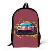 Backpack Luxury Sports Car 2D Elements Cartoon Outdoor Backpacks Women Colorful Soft School Bags Style Rucksack