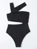 Women's Swimwear One Piece Swimsuit 2024 Women Sexy Shoulder Bathing Suit Woman High Waist Bikini Swimming For Beach Wear Monokini