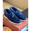 Loro piano lp encharms perfeitos sapatos de homens tênis panos de pêlo quente pêlo casual casual pill untra ilighweight solet calçados de calçados de calca