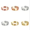 Diseñador de anillos clásicos para mujeres Vintage pareja anillo de amor anillo de compromiso anillo de compromiso para mujer adorno anillos de regalo dorado color rosa plateado zh218 b4