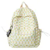 Sacs d'école pour femmes florales à la mode Sac féminin pour ordinateur portable Sac à dos Femme Fashion Fashion Girl Nylon Travel Livre