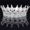 Bijoux de cheveux de mariage Crystal Vintage Royal King Tiaras and Crowns Men / Femmes Conseil de promotion Prom Diadem Ornements de cheveux Bijoux de mariage Accessoires D240425