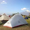 Camping Tent Ultralight Portable Cloud Up 1 Person Shelter Tent Folding Backpack Waterproof Tent Travel Beach Tent 240422