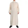 Ethnische Kleidung muslimische Männer Islam Kleid Fashion Case schwarzer Thobe Saudi Arabien Kaftan Abaya Türkei Dubai Robe Pakistan Marokkaner