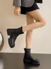 Boots Zipper Lady Femmes Chaussures Automne Boots-femme sexy cuisses hautes High Footwear Round Toe Med 2024 Ankle Over-T