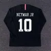 Fotbollströjor Herrspår 18-19 Paris Jersey Storlek 7 Mbappe 10 Neymar Short Sleeved Long Home and Away Football Set