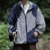 Amerykański styl Assault Men S Spring and Autumn Trendy Street Patchwork Jacket Outdoor Alpingaering Suit