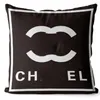 45*45 cm czarny biały projektant poduszki z rdzeniem mody sofy dekoracja poduszka do wyjmowania