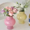 Vaser Glasblomma Vase Flower Bottle Plant Hydroponic Container Vase för blommor Dekorativ blommaflaskavasdekoration Hem