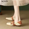 Casual Shoes 2024 Spring Women Mary Jane Low Heels For Round Toe Flat Shoe Soft And Comfortable Pumps