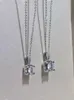 Designer originale Carter Scesso da 18K Platinum Bullhead Collace Group set con ciondolo di lusso leggero 1 artiglio 50 punti