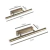 Lámparas de pared Breve Vintage Flexible Flexible 40/55 cm Baño de apliques LED 5W 7W Mirror de bronce AC 80-265V