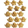 Bouteilles de rangement 15pcs angel flatback miniatures figurines résine de Noël embellissements ornements