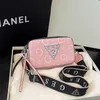 Designer Small Print Letter Triangle Camera For Women Small Square Bag Tassen